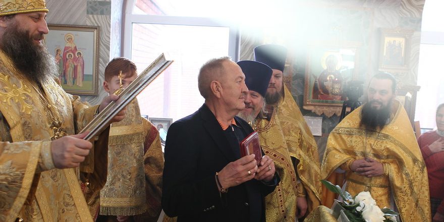 Медаль Челябинской епархии за вклад в строитество храма